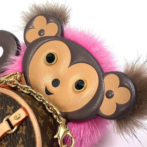 LOUIS VUITTON Monogram Body Chain- Monkey hat bock/accessories Necklace - Picture 6 of 9